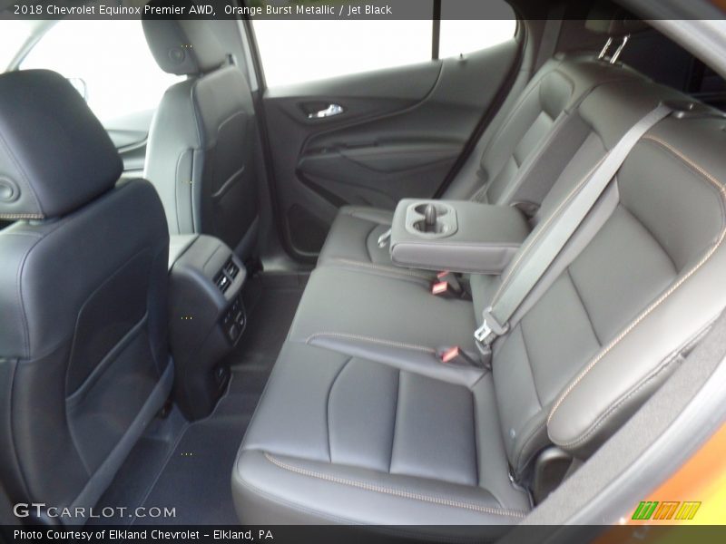 Orange Burst Metallic / Jet Black 2018 Chevrolet Equinox Premier AWD