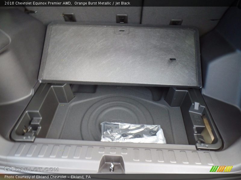 Orange Burst Metallic / Jet Black 2018 Chevrolet Equinox Premier AWD