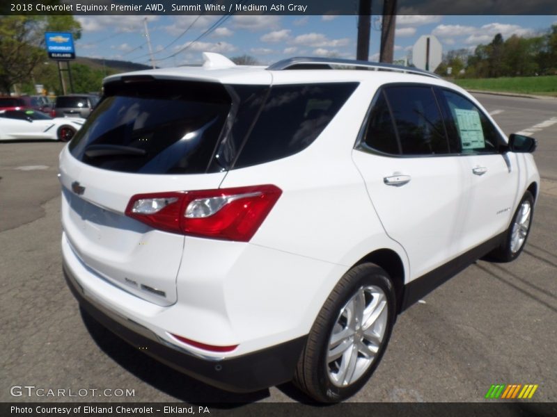 Summit White / Medium Ash Gray 2018 Chevrolet Equinox Premier AWD