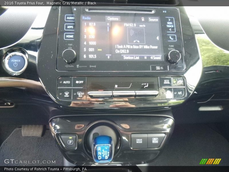 Magnetic Gray Metallic / Black 2016 Toyota Prius Four