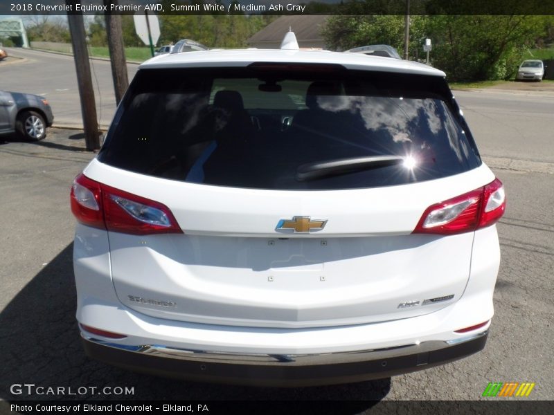 Summit White / Medium Ash Gray 2018 Chevrolet Equinox Premier AWD