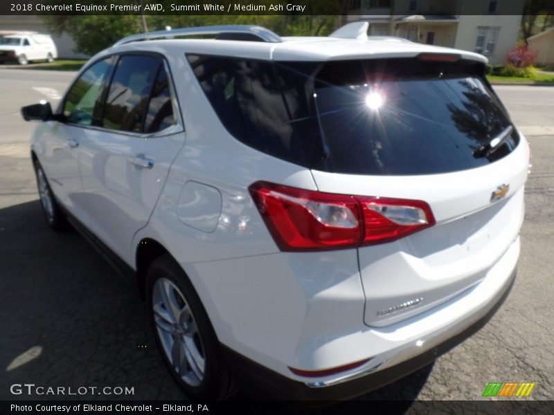 Summit White / Medium Ash Gray 2018 Chevrolet Equinox Premier AWD