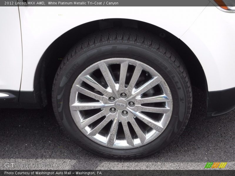 White Platinum Metallic Tri-Coat / Canyon 2012 Lincoln MKX AWD