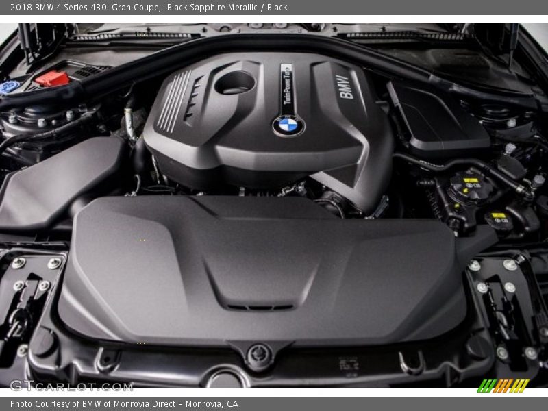  2018 4 Series 430i Gran Coupe Engine - 2.0 Liter DI TwinPower Turbocharged DOHC 16-Valve VVT 4 Cylinder