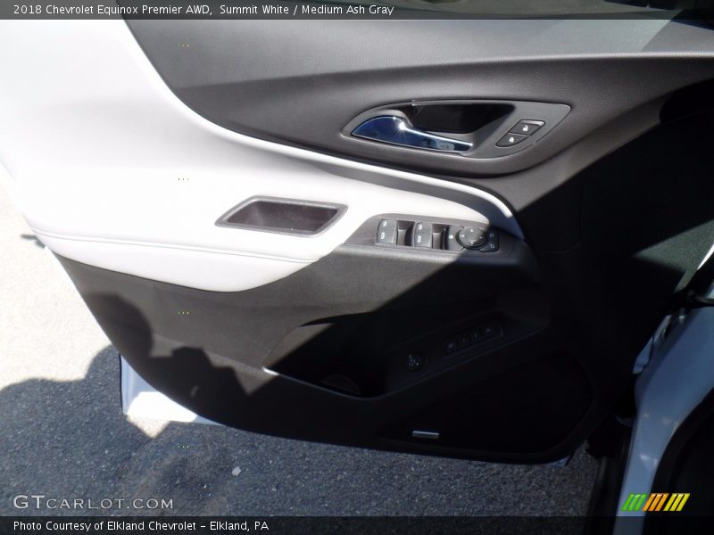 Summit White / Medium Ash Gray 2018 Chevrolet Equinox Premier AWD