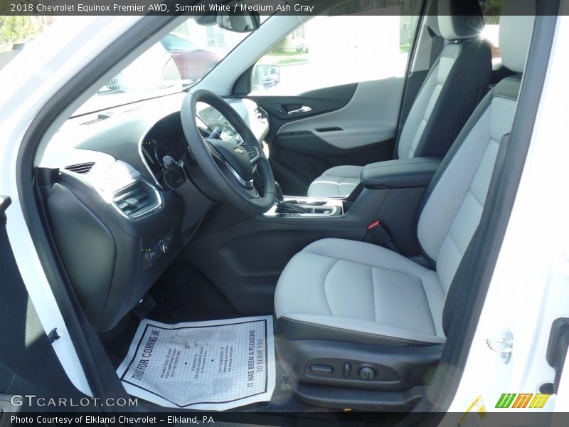 Summit White / Medium Ash Gray 2018 Chevrolet Equinox Premier AWD