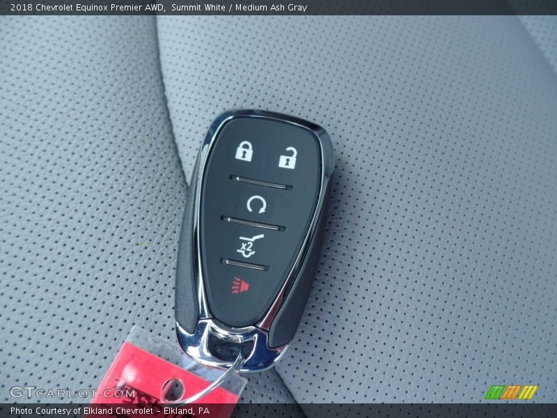 Summit White / Medium Ash Gray 2018 Chevrolet Equinox Premier AWD