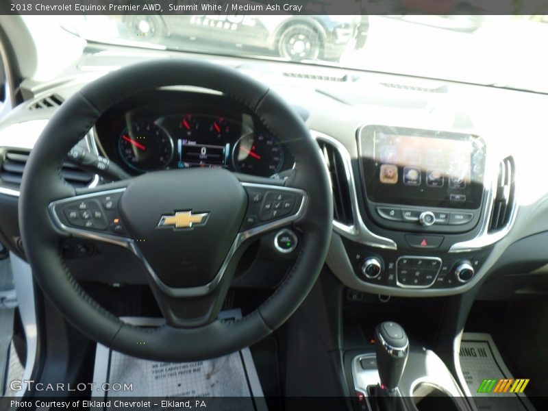 Summit White / Medium Ash Gray 2018 Chevrolet Equinox Premier AWD