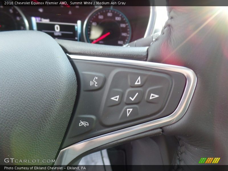 Summit White / Medium Ash Gray 2018 Chevrolet Equinox Premier AWD