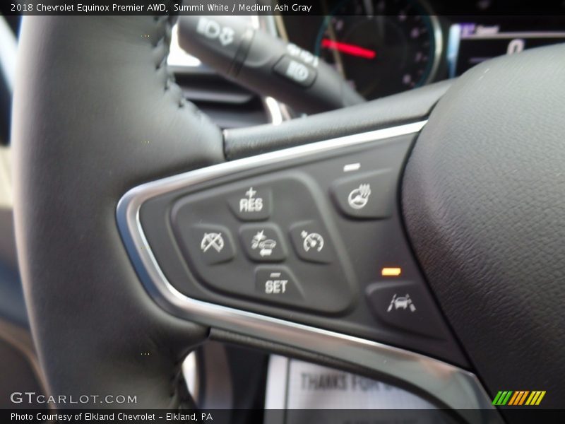 Summit White / Medium Ash Gray 2018 Chevrolet Equinox Premier AWD