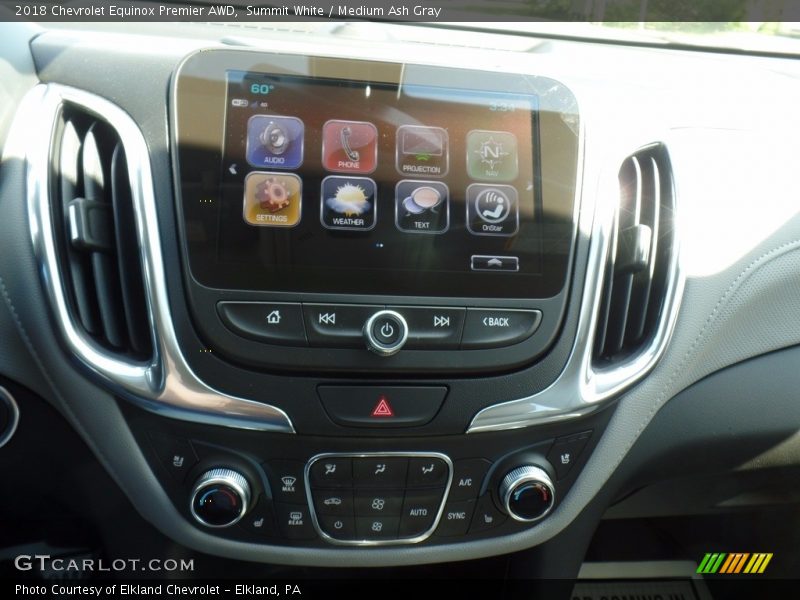 Summit White / Medium Ash Gray 2018 Chevrolet Equinox Premier AWD