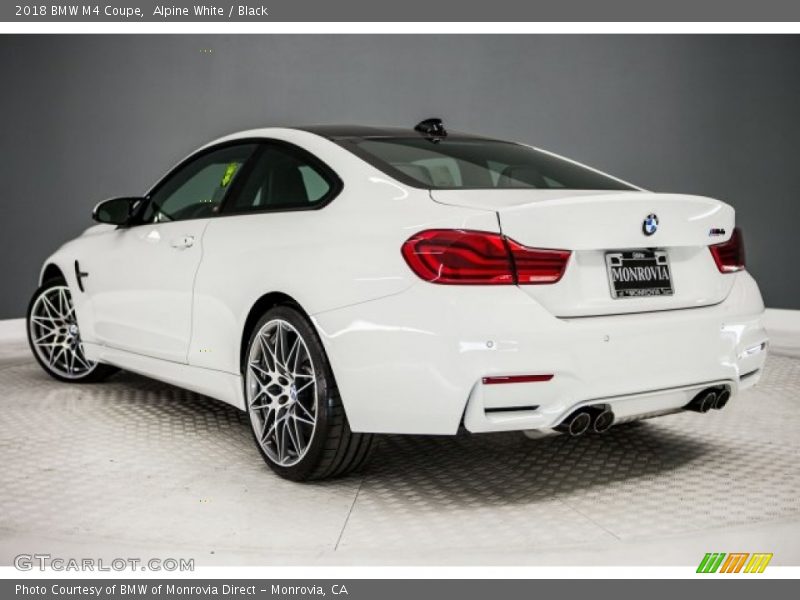 Alpine White / Black 2018 BMW M4 Coupe