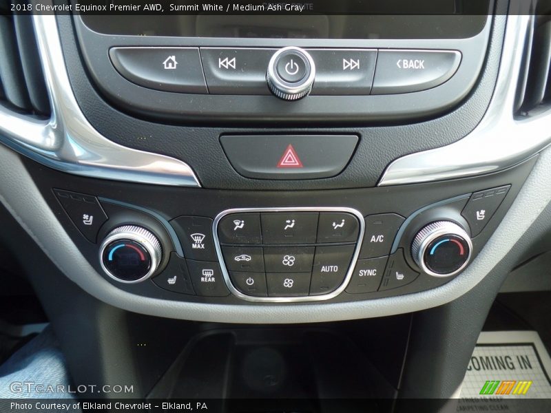 Summit White / Medium Ash Gray 2018 Chevrolet Equinox Premier AWD