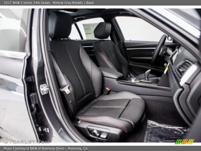 Mineral Grey Metallic / Black 2017 BMW 3 Series 340i Sedan