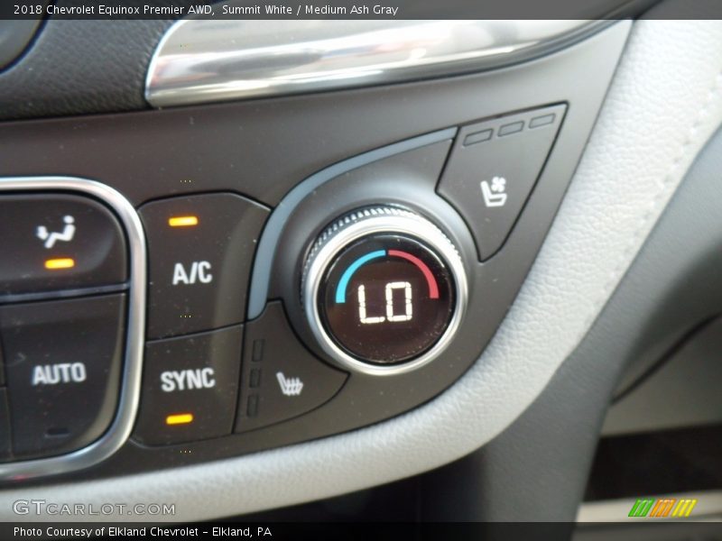 Summit White / Medium Ash Gray 2018 Chevrolet Equinox Premier AWD