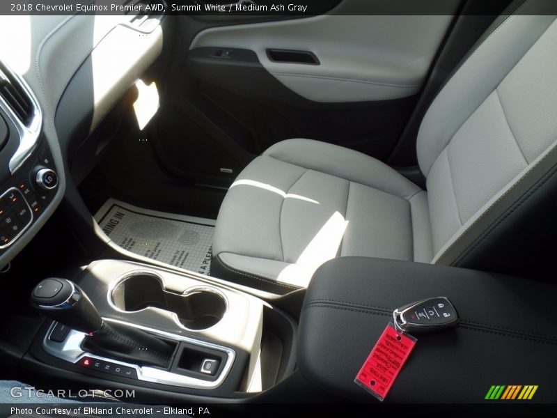Summit White / Medium Ash Gray 2018 Chevrolet Equinox Premier AWD