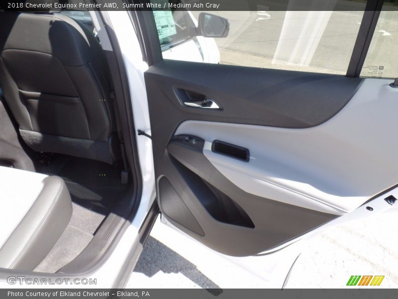 Summit White / Medium Ash Gray 2018 Chevrolet Equinox Premier AWD