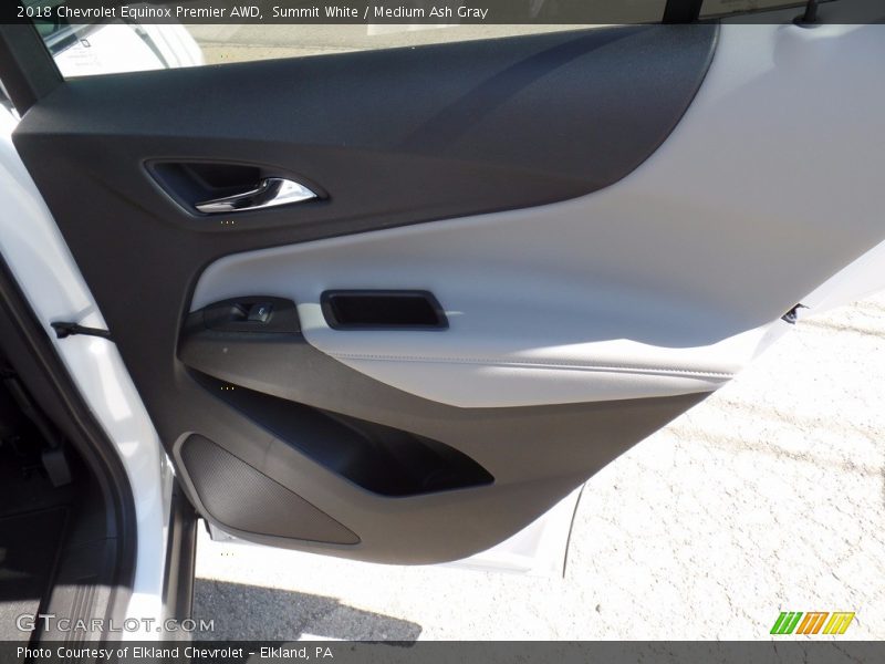 Summit White / Medium Ash Gray 2018 Chevrolet Equinox Premier AWD