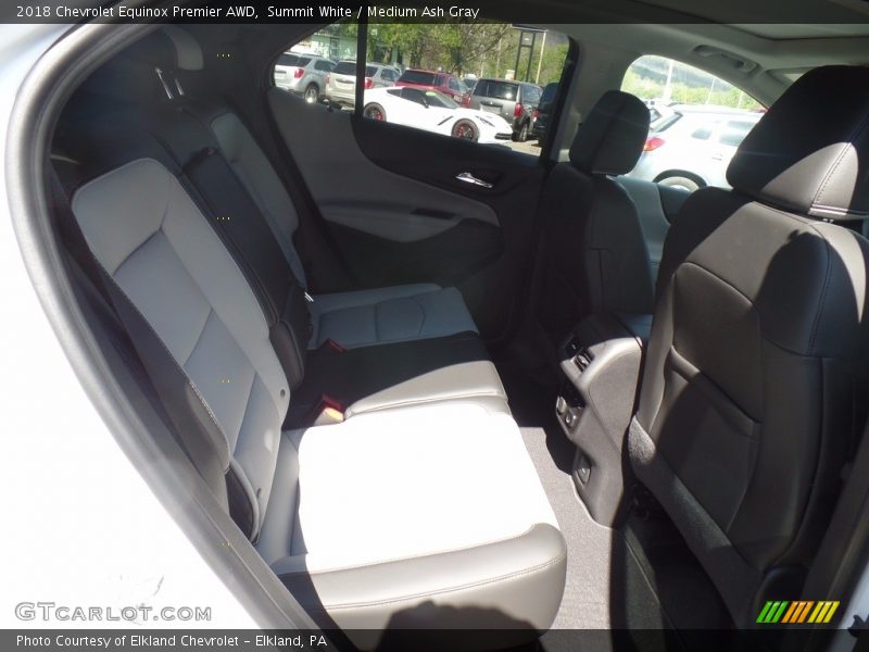 Summit White / Medium Ash Gray 2018 Chevrolet Equinox Premier AWD