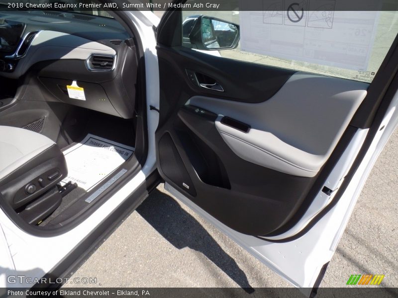 Summit White / Medium Ash Gray 2018 Chevrolet Equinox Premier AWD