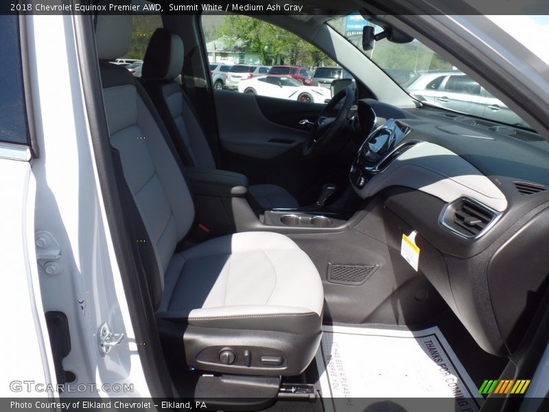 Summit White / Medium Ash Gray 2018 Chevrolet Equinox Premier AWD