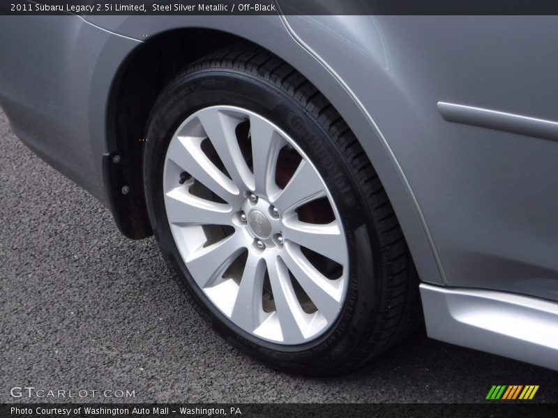 Steel Silver Metallic / Off-Black 2011 Subaru Legacy 2.5i Limited