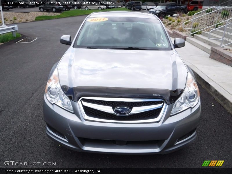 Steel Silver Metallic / Off-Black 2011 Subaru Legacy 2.5i Limited