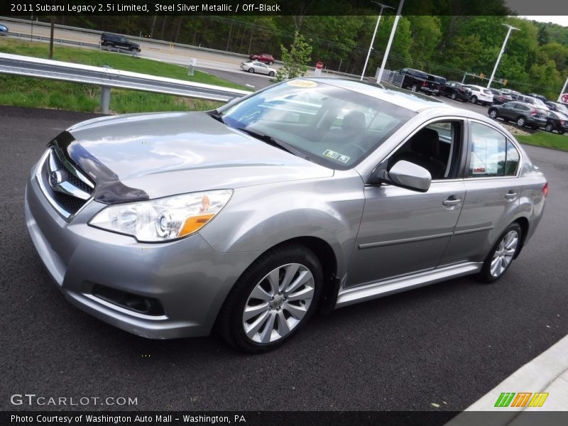 Steel Silver Metallic / Off-Black 2011 Subaru Legacy 2.5i Limited