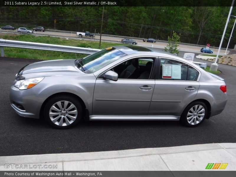 Steel Silver Metallic / Off-Black 2011 Subaru Legacy 2.5i Limited