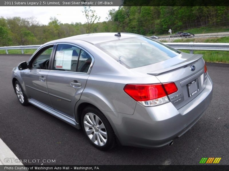 Steel Silver Metallic / Off-Black 2011 Subaru Legacy 2.5i Limited