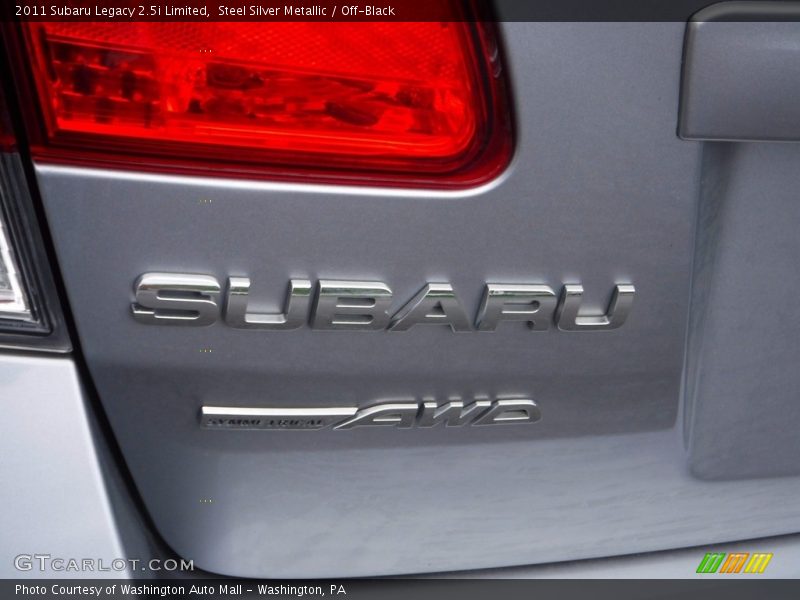 Steel Silver Metallic / Off-Black 2011 Subaru Legacy 2.5i Limited