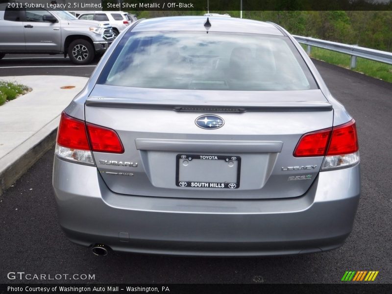 Steel Silver Metallic / Off-Black 2011 Subaru Legacy 2.5i Limited