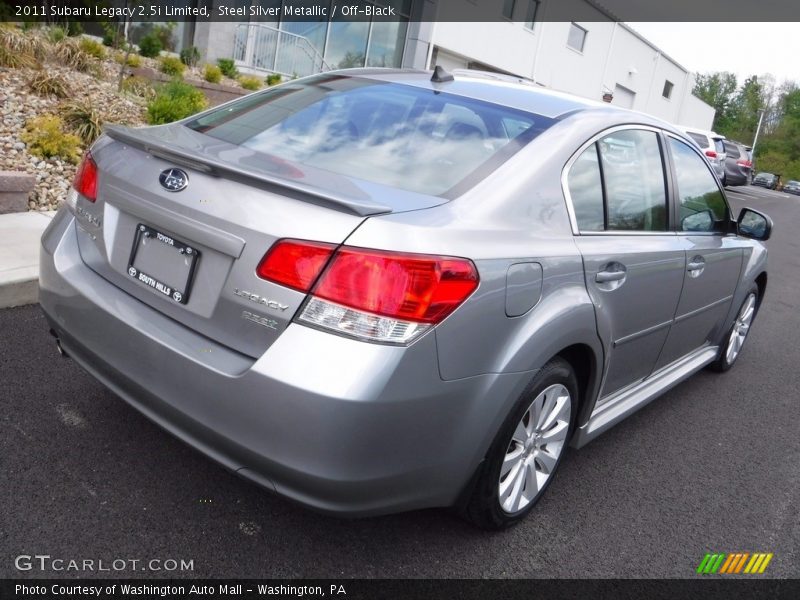 Steel Silver Metallic / Off-Black 2011 Subaru Legacy 2.5i Limited