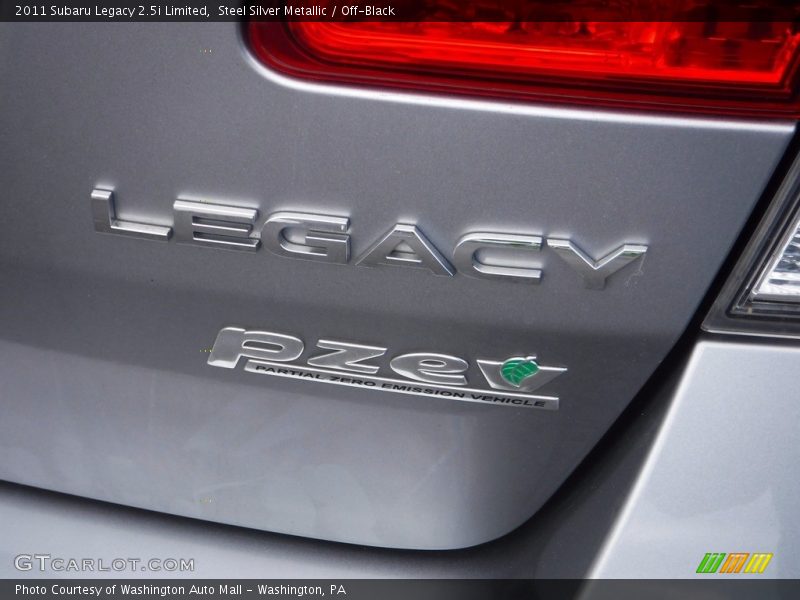 Steel Silver Metallic / Off-Black 2011 Subaru Legacy 2.5i Limited