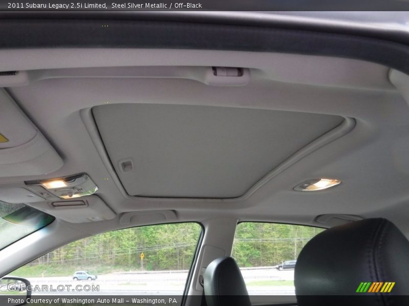 Steel Silver Metallic / Off-Black 2011 Subaru Legacy 2.5i Limited