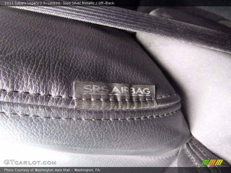 Steel Silver Metallic / Off-Black 2011 Subaru Legacy 2.5i Limited