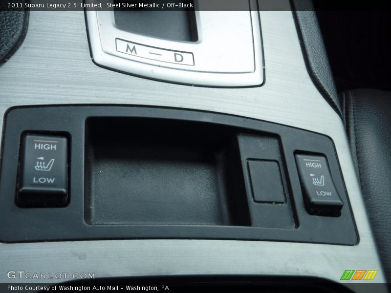Steel Silver Metallic / Off-Black 2011 Subaru Legacy 2.5i Limited