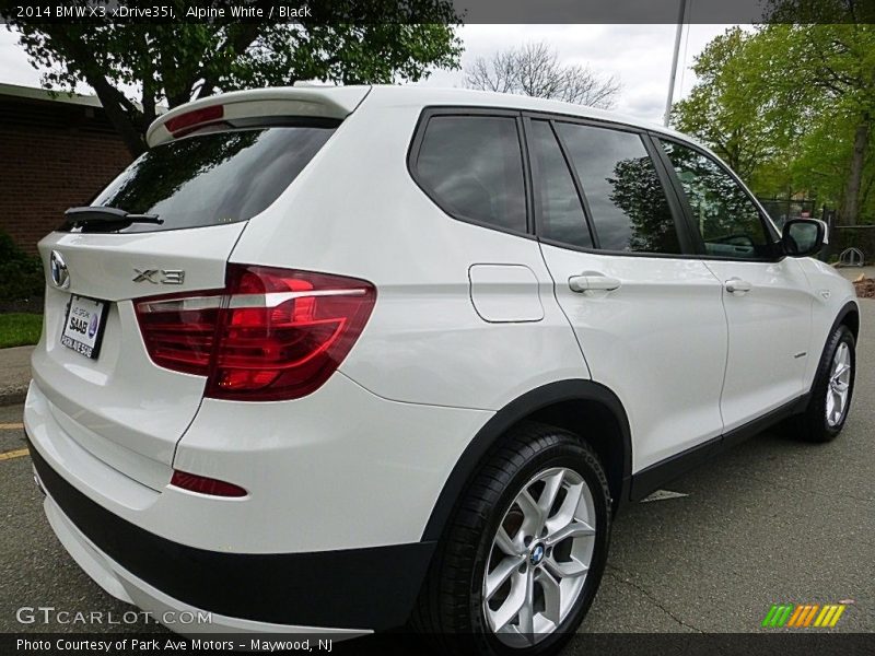 Alpine White / Black 2014 BMW X3 xDrive35i