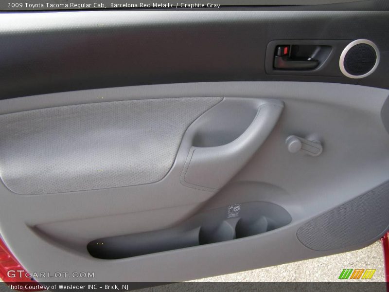 Barcelona Red Metallic / Graphite Gray 2009 Toyota Tacoma Regular Cab