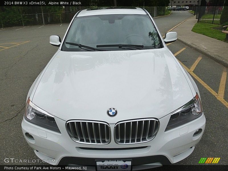 Alpine White / Black 2014 BMW X3 xDrive35i