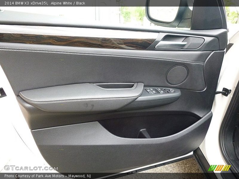 Alpine White / Black 2014 BMW X3 xDrive35i