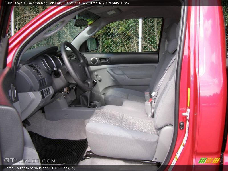 Barcelona Red Metallic / Graphite Gray 2009 Toyota Tacoma Regular Cab