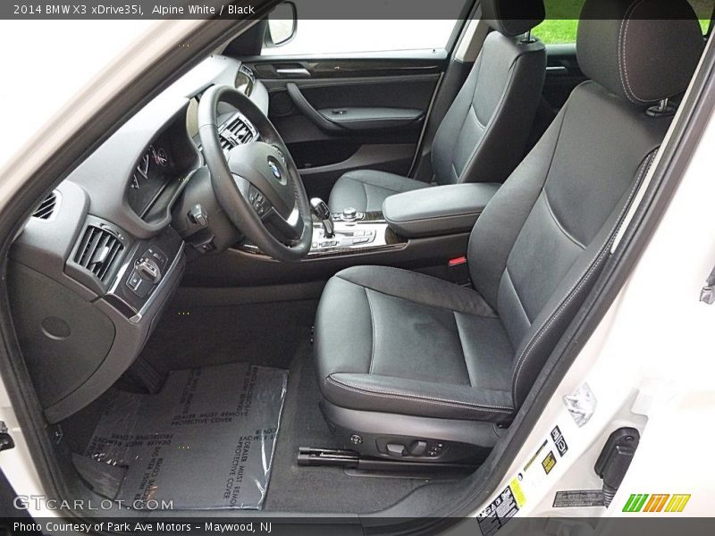 Alpine White / Black 2014 BMW X3 xDrive35i