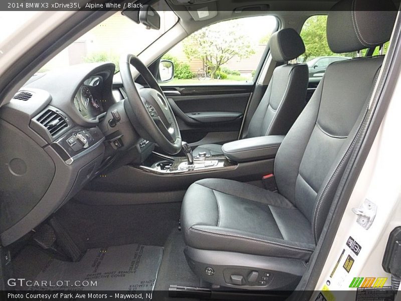 Alpine White / Black 2014 BMW X3 xDrive35i
