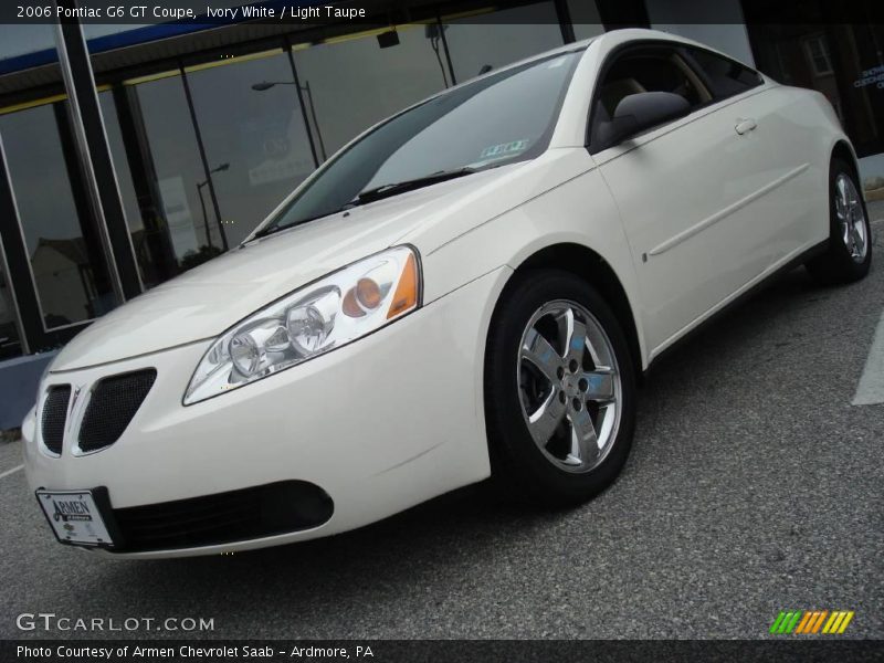 Ivory White / Light Taupe 2006 Pontiac G6 GT Coupe
