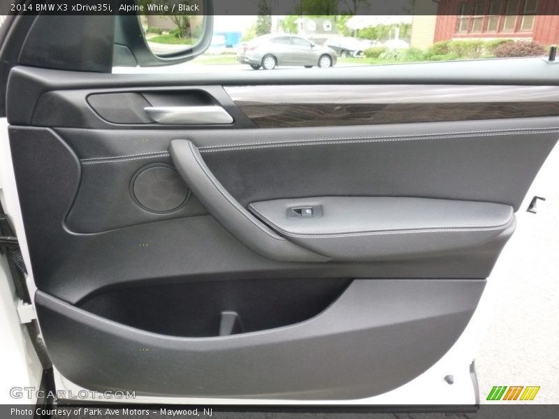 Alpine White / Black 2014 BMW X3 xDrive35i