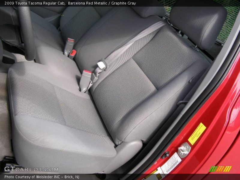 Barcelona Red Metallic / Graphite Gray 2009 Toyota Tacoma Regular Cab