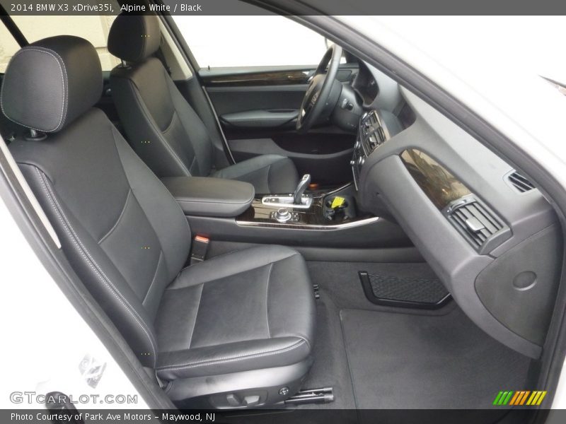Alpine White / Black 2014 BMW X3 xDrive35i
