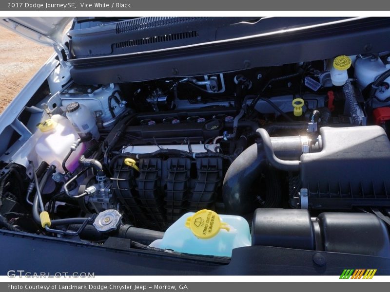 Vice White / Black 2017 Dodge Journey SE