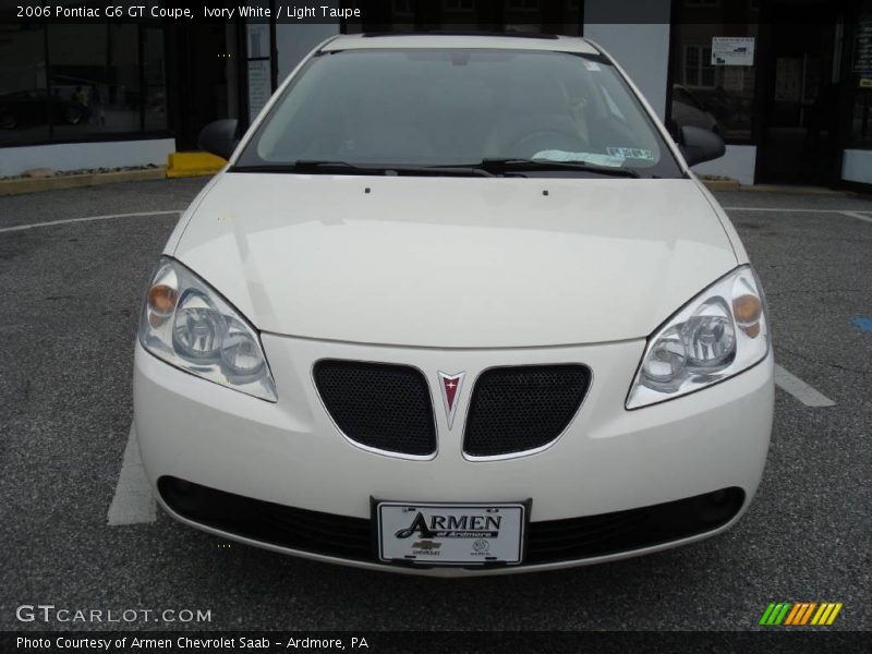 Ivory White / Light Taupe 2006 Pontiac G6 GT Coupe